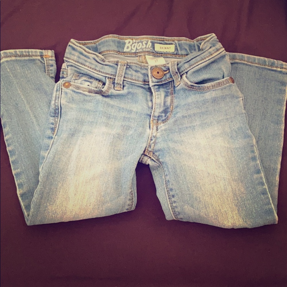 Bgosh girls 3T skinny jeans light blue
